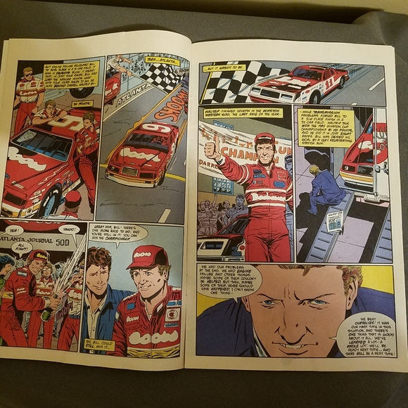 VTG comic book the Legends of NASCAR starring Bill Elliott 1991 - Picture 5 of 10
